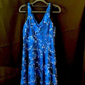 Belle by Badgley Mischka royal blue dress